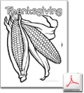 Thanksgiving Coloring Page 2