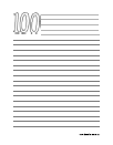 100th Day Celebration Journal Page