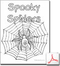 Spider Coloring Page 4
