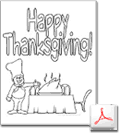 Thanksgiving Coloring Page 4