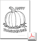 Thanksgiving Coloring Page 8