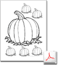 Pumpkins Coloring Page