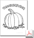 Thanksgiving Coloring Page 6