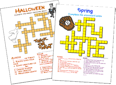 Spring Crossword Puzzle