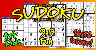 Play a free game of Sudoku online