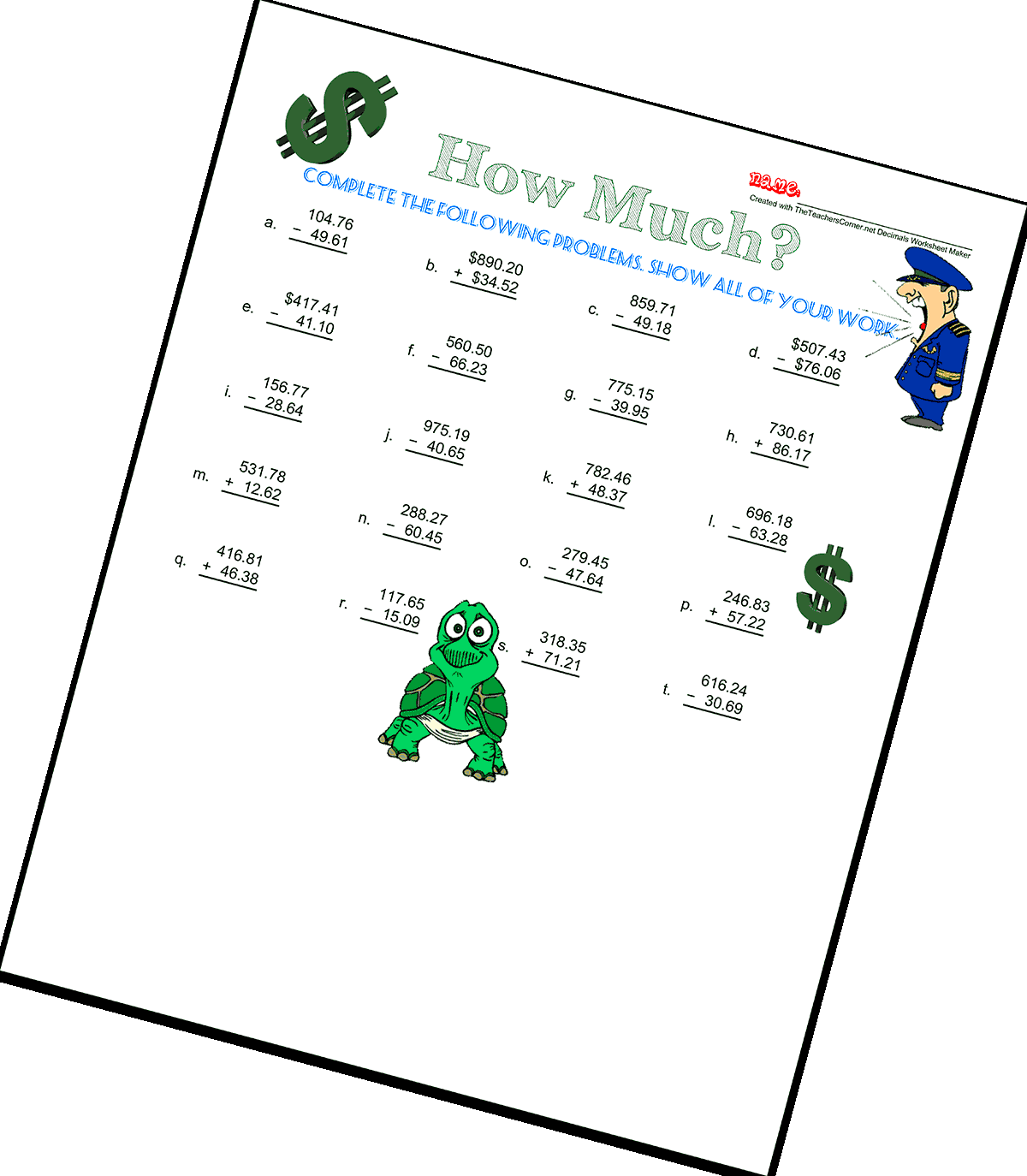 comparing decimals worksheets grade 5 math worksheets decimal