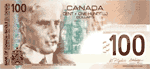 Canada 100 bill color front