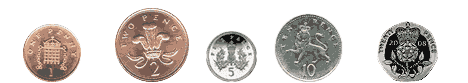 English Pound Coins
