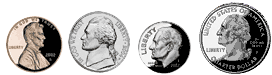 US Coin Fronts