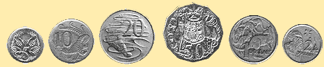 Australian coin backs