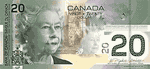 Canada 20 bill color front