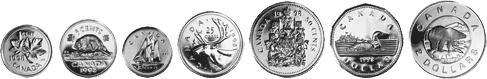 Canada Coins BW