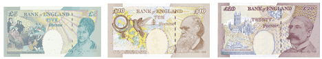 English Pound Bills