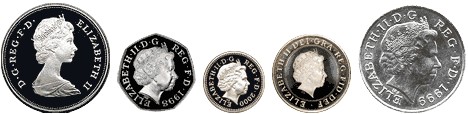 English Pound Coins