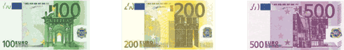 Euro Color High Bills