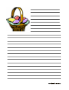 Easter Blank Journal Page