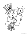 Fourth of July Coloring Page
