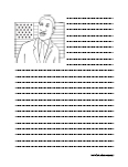 Black History Blank Journal Page