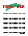 November Journal Page
