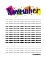November Journal Page