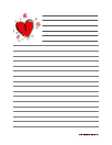 Valentine's Day Blank Journal Page