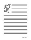 Valentine's Day Blank Journal Page